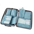 Organisateurs de Valise <br>To Travel To Live (Set de 7, Turquoise)
