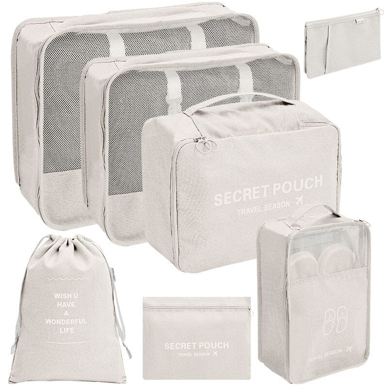 organisateur de valise travel season 7 pochettes voyage