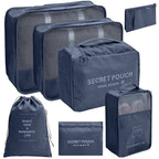 organisateur de voyage valise travel season 7 pochettes