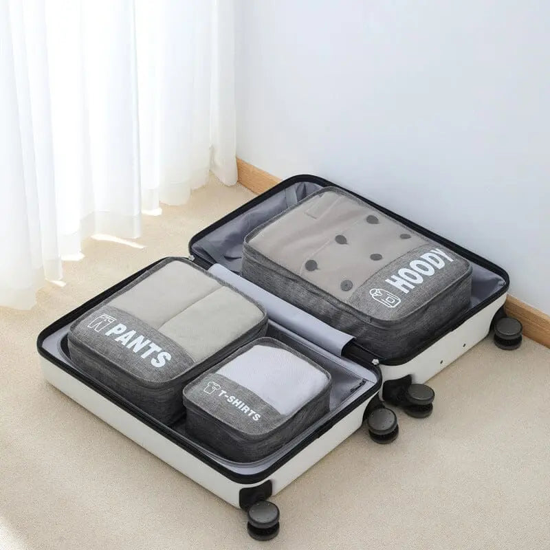 Organisateurs Valise <br>3 Housses de Compression Vêtements Voyage Paisible