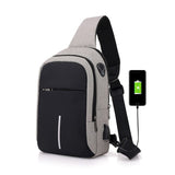 petit sac bandouliere de voyage connecté usb