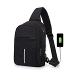 petit sac bandoulière de voyage connecté usb