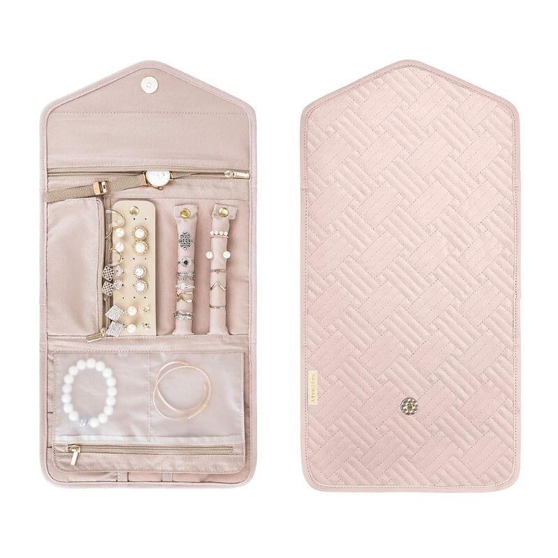 pochette a bijoux voyage tissus colorés