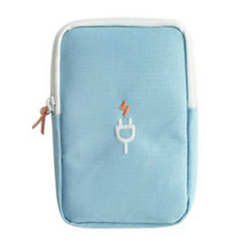 Pochette Organisateur Accessoires Numériques HSAJS - Compacte, Fermeture Éclair, Pour Câbles, Chargeurs, Électronique - 2