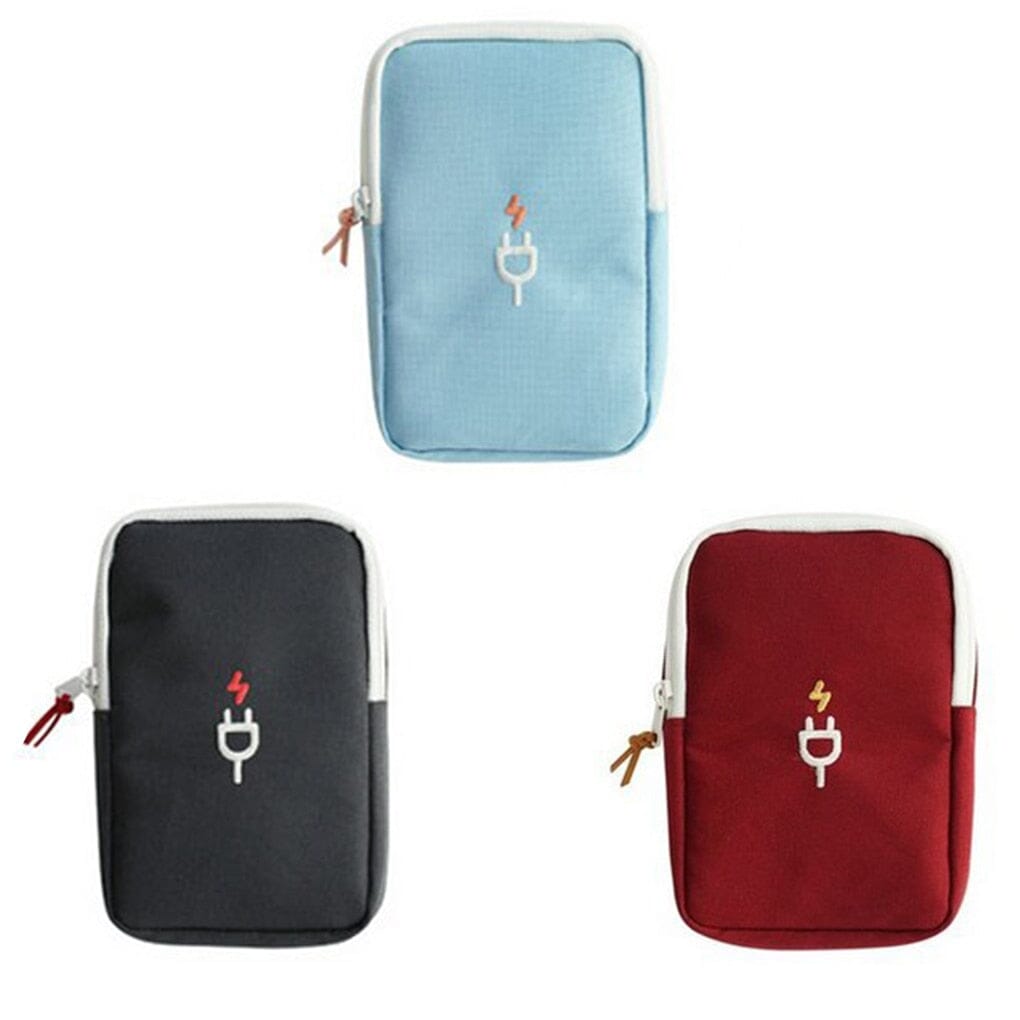 pochette rangement cable chargeur