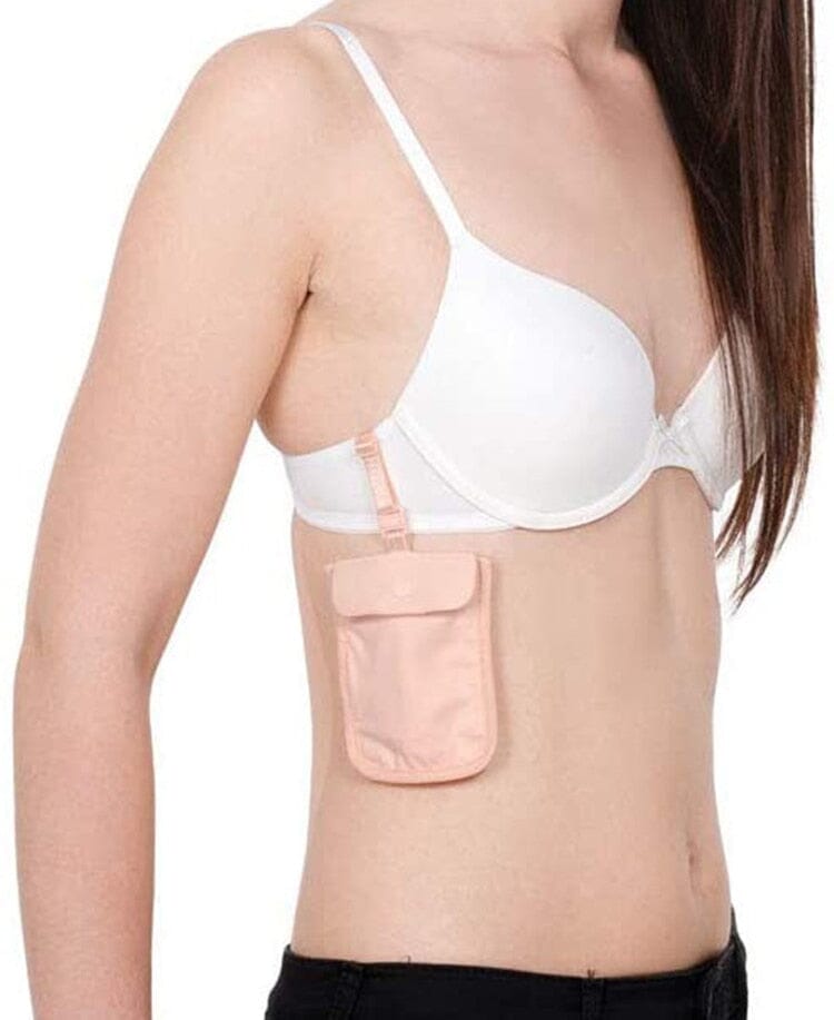 Pochette secrete pour soutien gorge