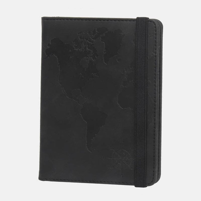 portefeuille voyage carte du monde anti rfid