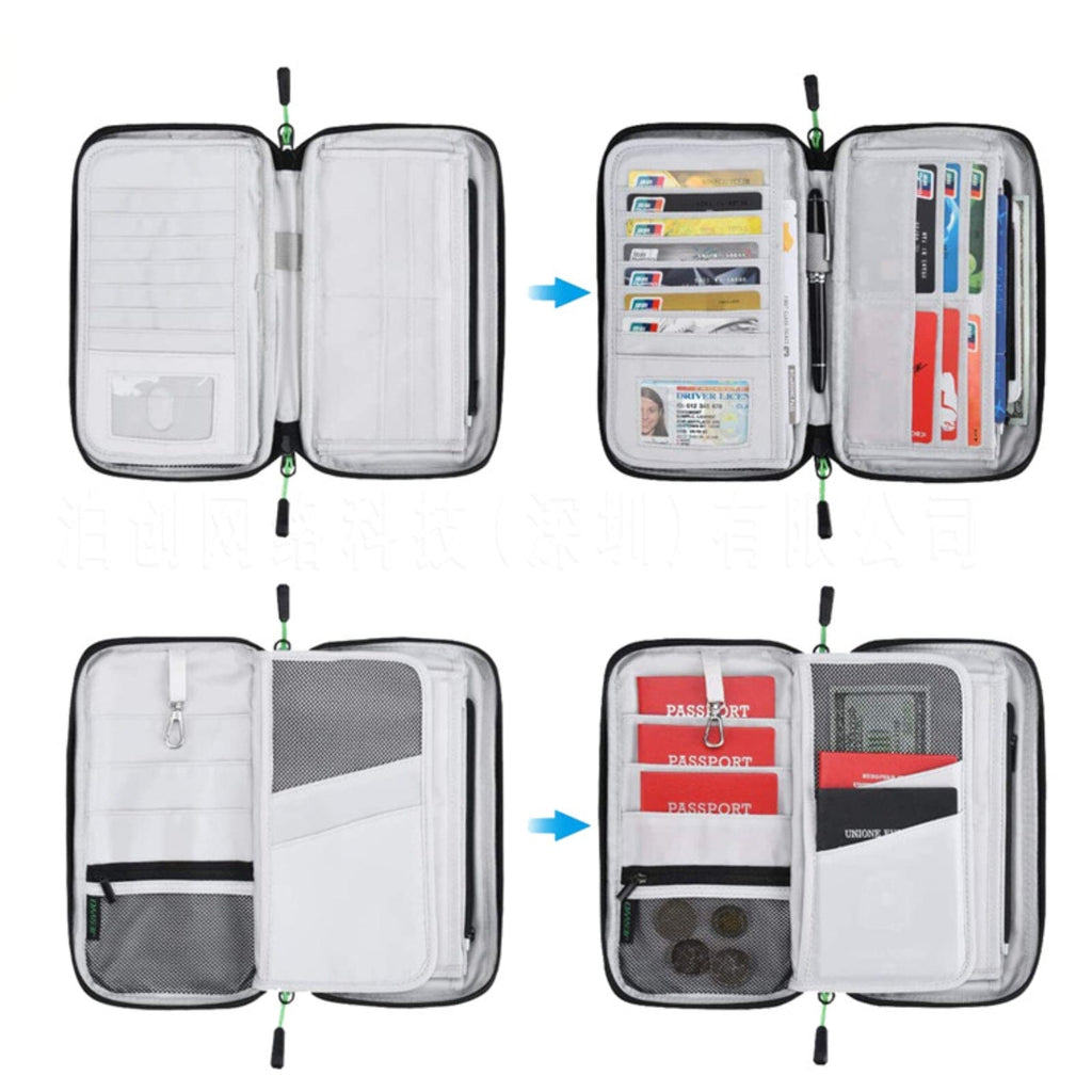 portefeuille voyage famille