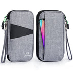 portefeuille voyage familial gris