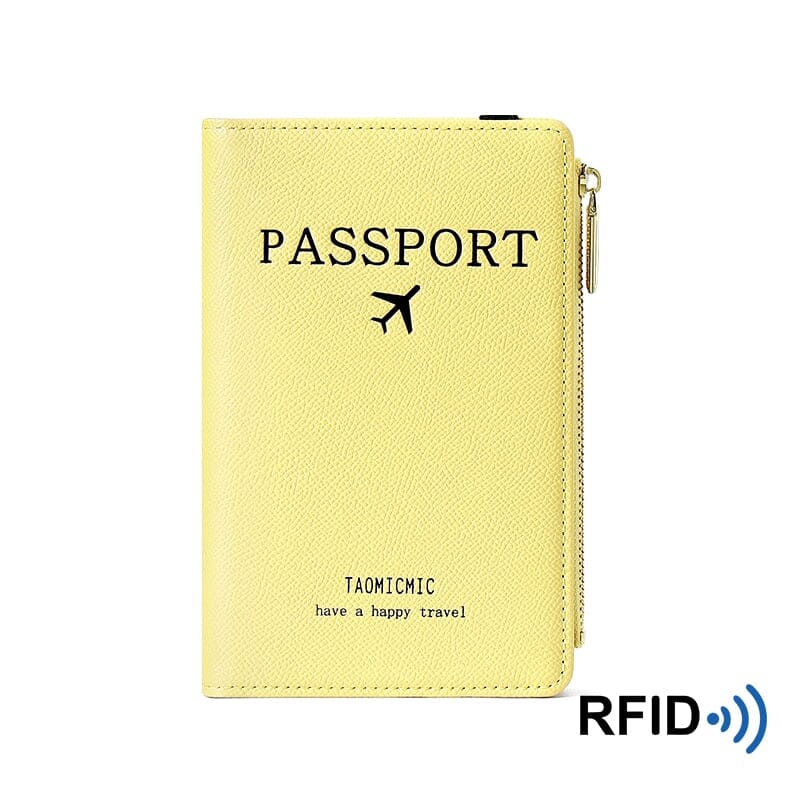 portefeuille pour voyage passeport protection avion rfid