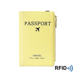 portefeuille pour voyage passeport protection avion rfid
