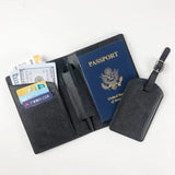 portefeuille voyage etiquette bagage personnalisé ensemble