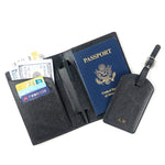 portefeuille voyage etiquette à valise personnalisé ensemble