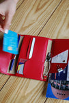 grande pochette voyage portefeuille femme anti rfid