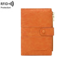 portefeuille femme voyage etui passeport anti rfid