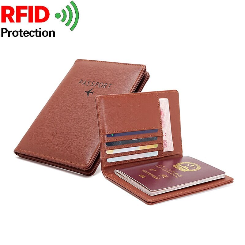 portefeuille de passeport avion rfid