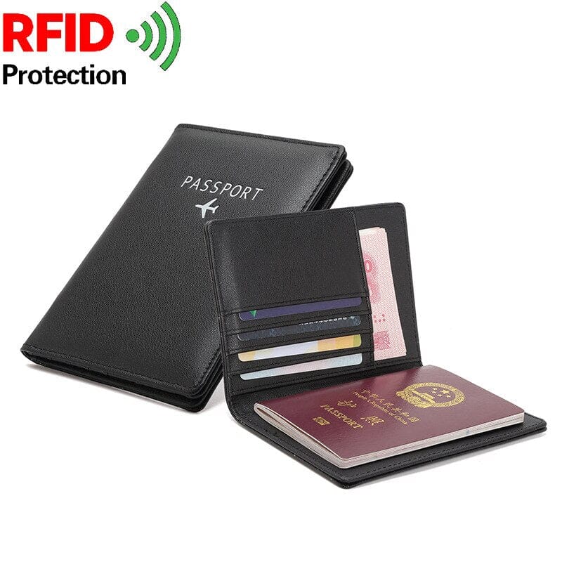 portefeuille passeport avion rfid