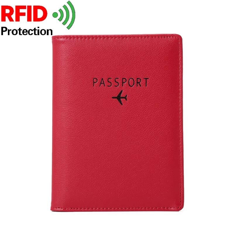 portefeuille passeport de voyage avion rfid