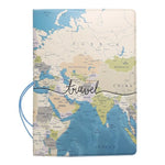 protege passeport blue travel map