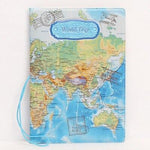 protege passeport blue world trip map