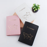 protege passeport carte du monde minimaliste