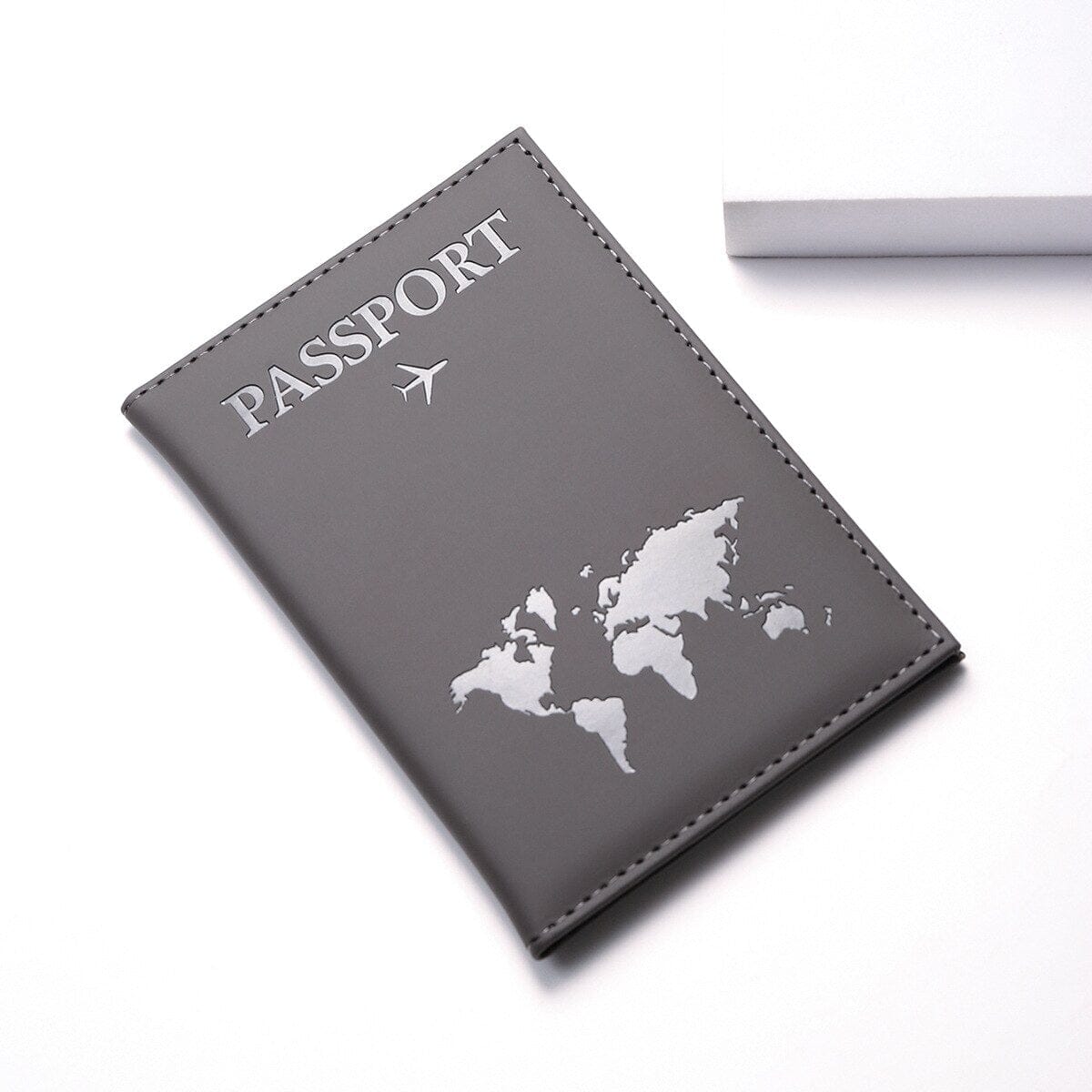 étui passeport mappemonde