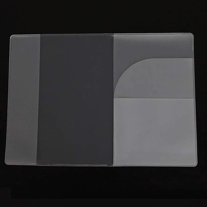 housse passeport transparent