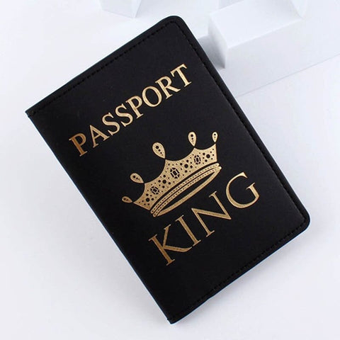pochette passeport couple king queen
