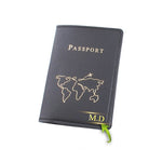 protege passeport personnalisé carte du monde minimaliste