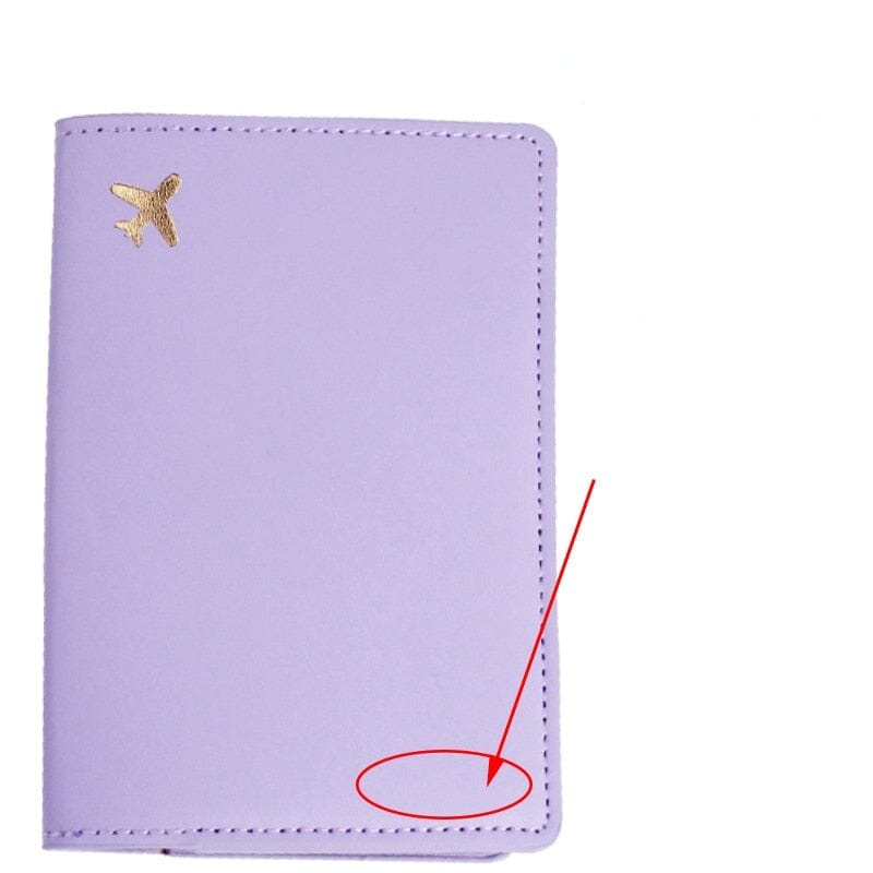 protege passeport personnalisé petit avion