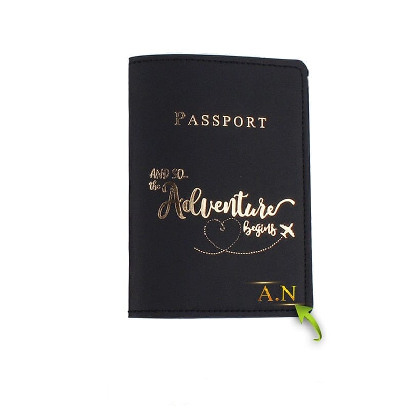 etui passeport personnalisé the adventure begins