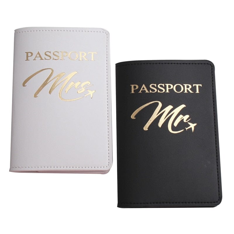 protege passeport et etiquette bgage couple mr mrs