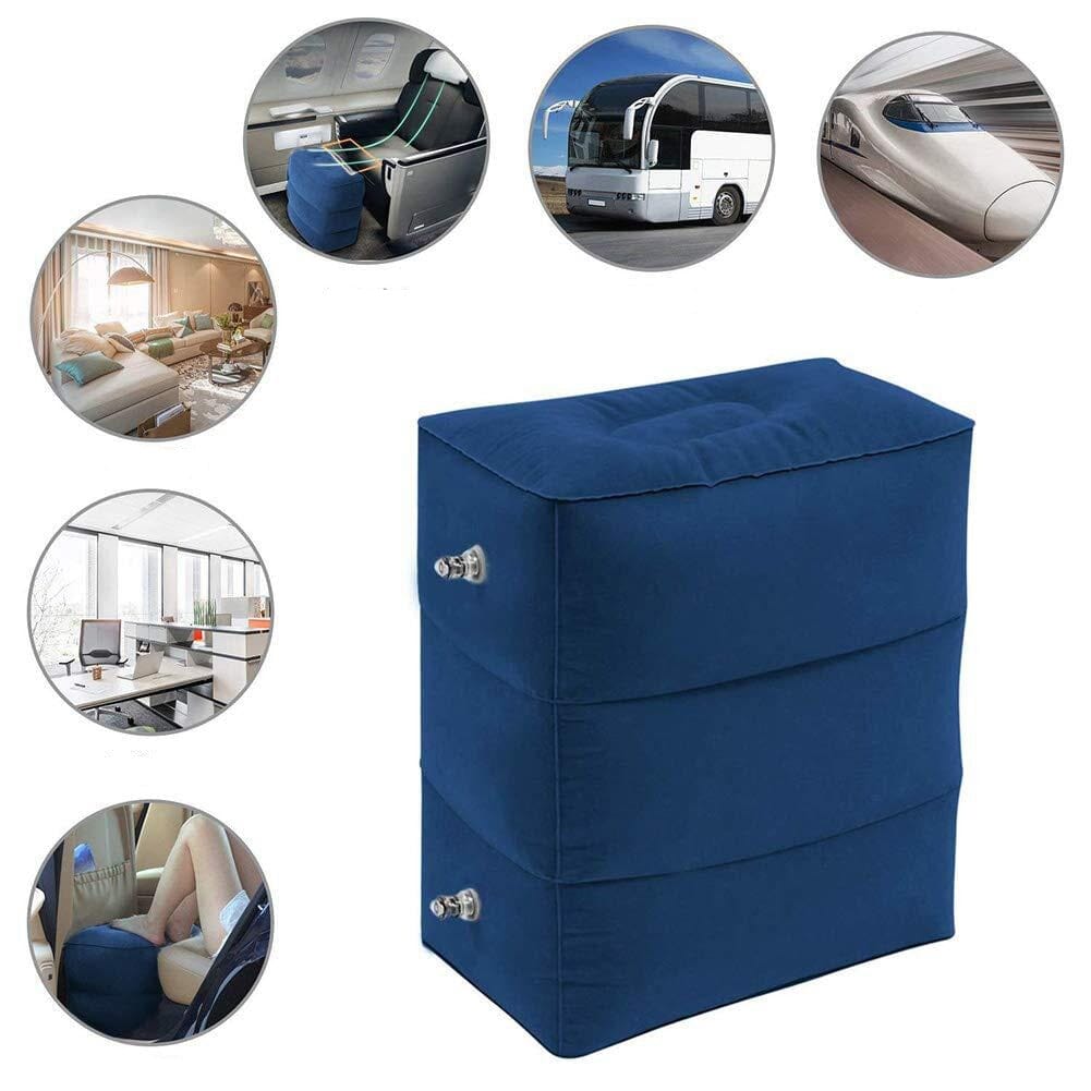 repose-pied avion gonflable coussin voiture