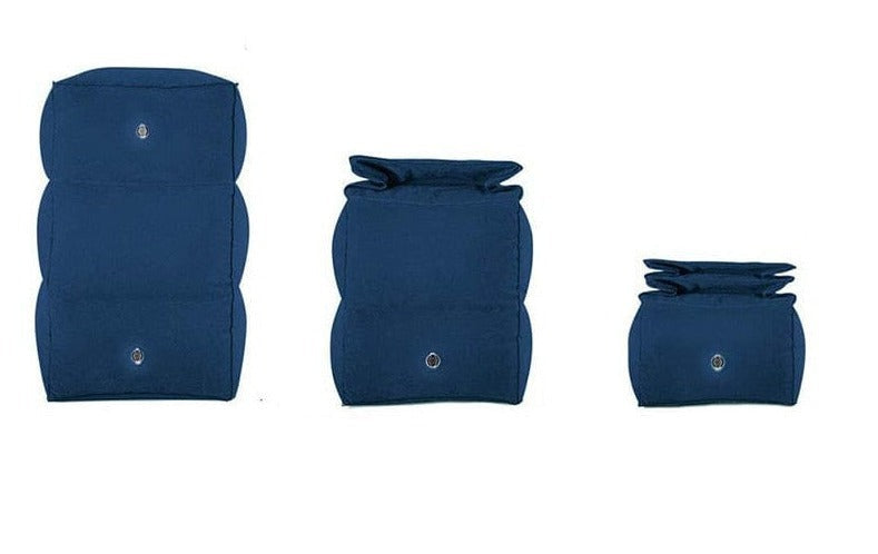 repose pieds avion gonflable coussin voiture