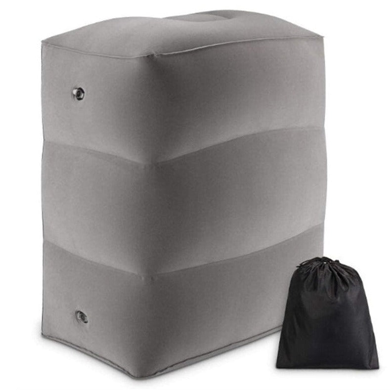 repose pieds gonflable coussin avion voiture