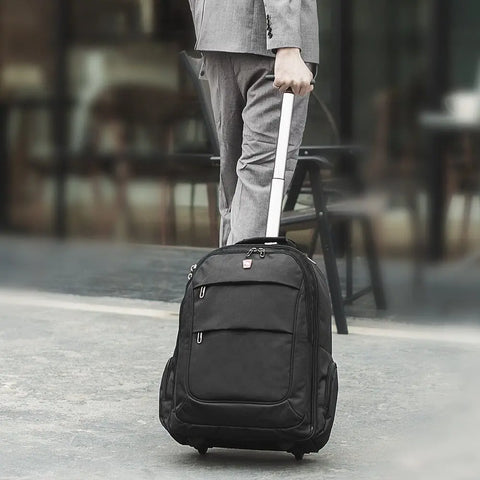 Sac Valise Business Homme Valise Trolley Sac à Dos à Roulettes BÃ