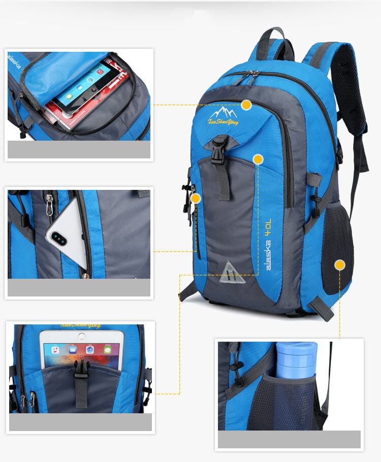 sac à dos de voyage alaska 40l