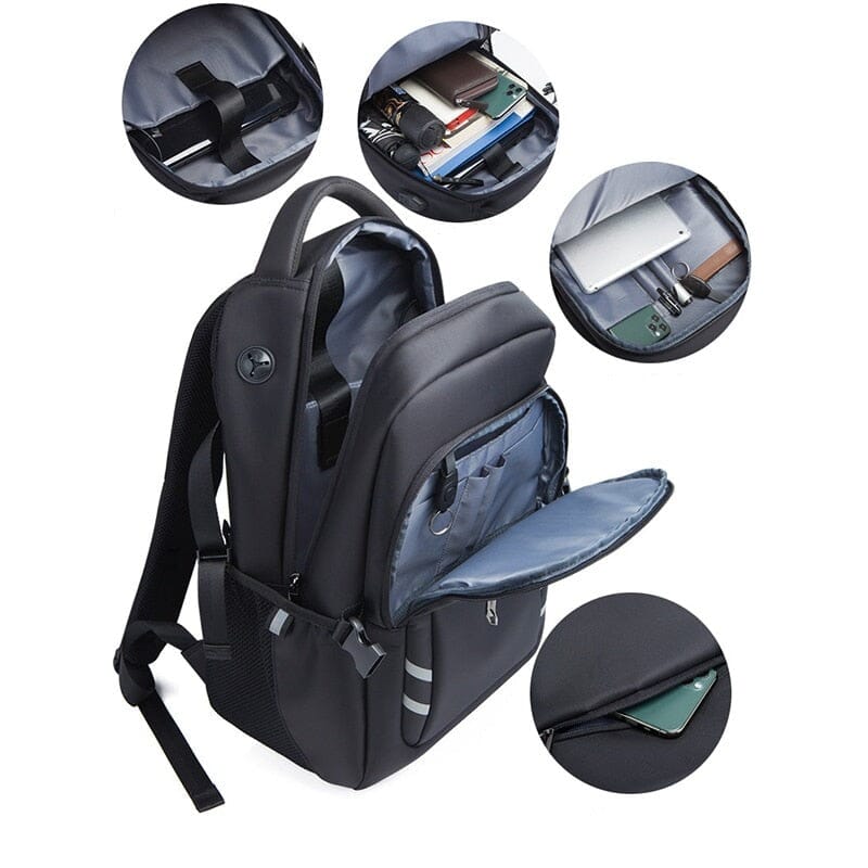 sac a dos ordinateur portable homme voyage connecte 15 pouces