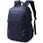 sac a dos ordinateur portable homme voyage connecté 15 pouces bleu marine