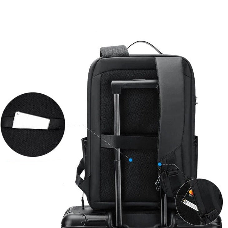 sac a dos rigide antivol usb voyage