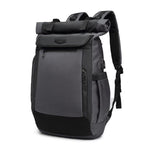 sac a dos voyage roll top backpack usb