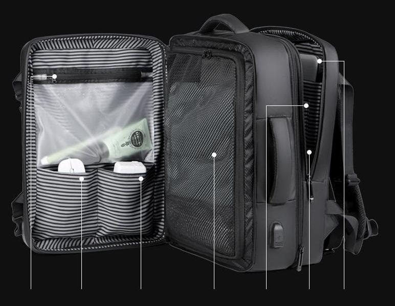 sac dos de voyage coque rigide