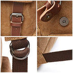 sac à dos voyage vintage toile canvas