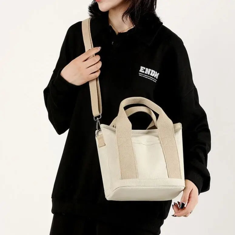Sac cabas de cours multipoches avec bandoulière – Maëlys Sac cabas de cours multipoches avec bandoulière – Maëlys