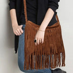 Sac Bandoulière Voyage Femme <br>Bohême à Frange