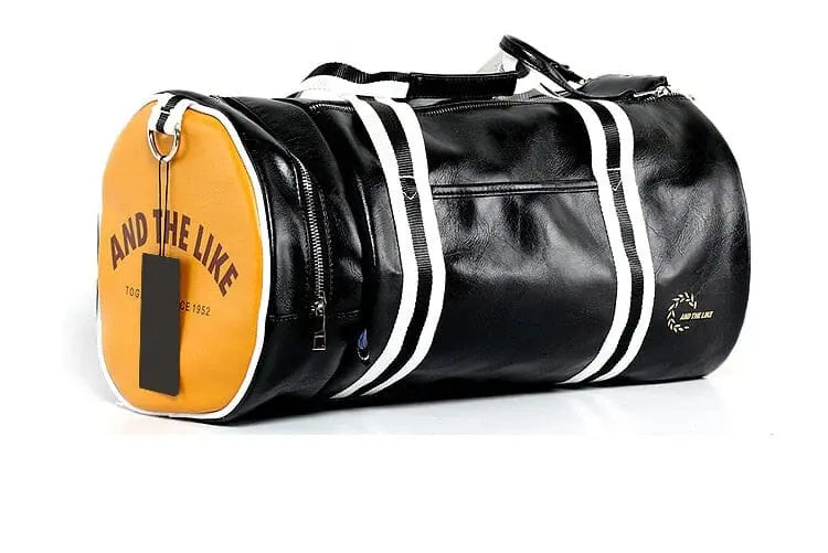 Sac De Sport Vintage En Cuir Pleine Grain, Fait Main Par Bluesebe – Neuf Avec étiquettes