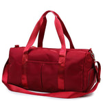 sac voyage compartiment chaussures red