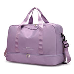 sac de voyage femme avec compartiment chaussure violet