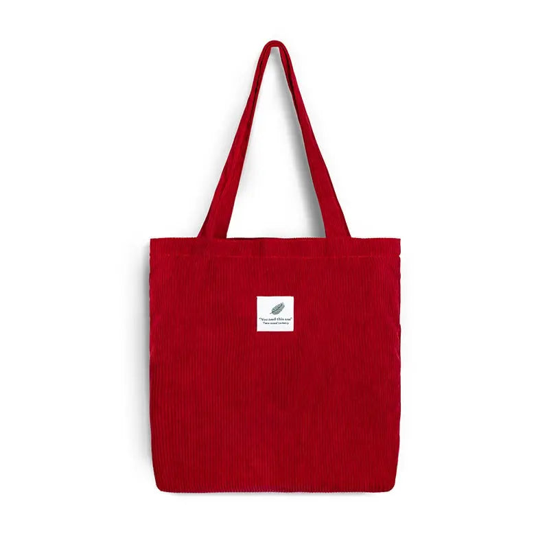 sac de voyage pour femme tote bag velours côtelé