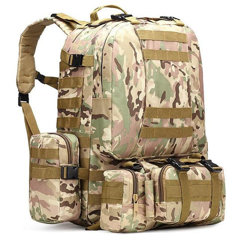 sac a dos voyage militaire camouflage commando 50l
